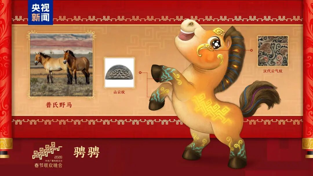 2026年总台马年春晚吉祥物发布